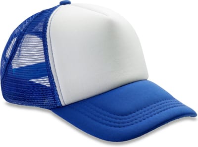 Result Detroit ½ Mesh Truckers Cap RH089 - ROYAL/WHITE - One size