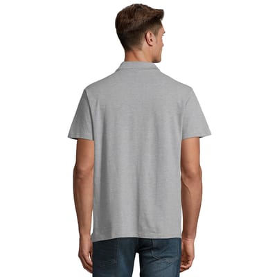 SOLS Heren Lente II gemêleerd poloshirt (Grijze Melange)