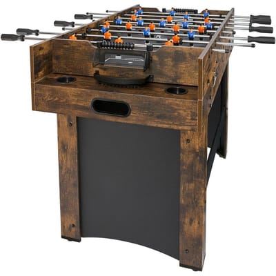 137,1 cm Air Hockey Tafel 3-in-1 Luchtgedreven Combo Tafel Tafelvoetbal Tafeltennis