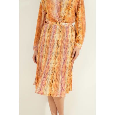 GUESS Marciano By  Halley Pleated Skirt Sonora Skin Maat: 36 | Midi Rokken Outlet | Dames