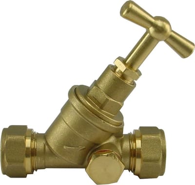 Wiesbaden Plumb Stopkraan 12mm g keur knelxknelkoppeling aftap