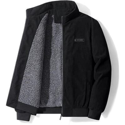 Gewatteerde Kleding Heren Winterjas Winter Top Fleece Verdikt Grote Maat Jas Gewatteerde Jas 5XL gray