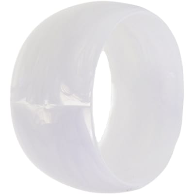 Behave – Armband – Wit – Acryl – Breed – Glanzend – Nikkelvrij – Modern design