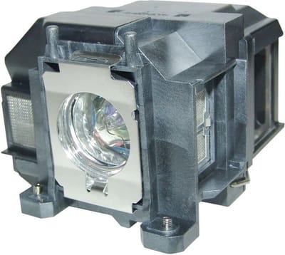 Beamerlamp geschikt voor de EPSON H431A beamer, lamp code ELPLP67 / V13H010L67. Bevat originele P-VIP lamp, prestaties gelijk aan origineel.