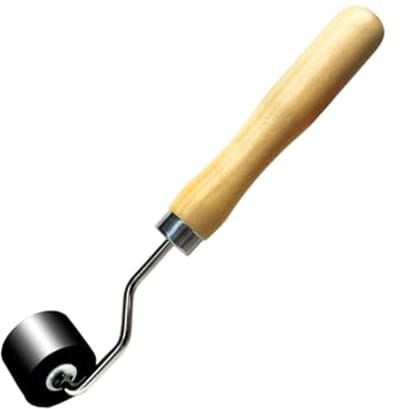 Houten Hand Roller voor Inkt, Tape en Lijm - Perfect voor Printen en Scrapbooking