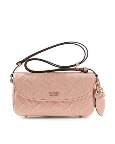 GUESS schoudertas Sally Convertible Xbody Flap Coral Pink koraalrood