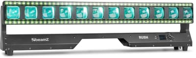 BeamZ Rush moving bar - Met gemotoriseerde zoomfunctie en pixel control - 180° kantelbaar - RGBWA
