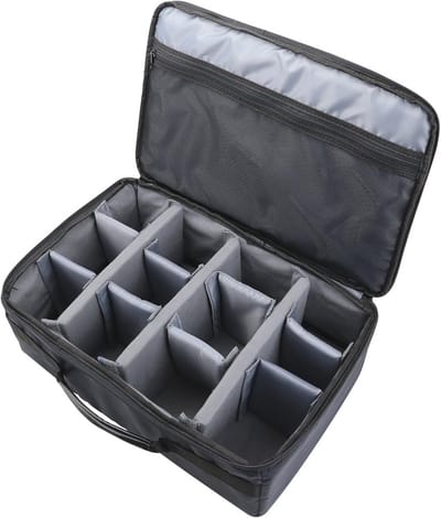 Transportkoffer voor Spiegelcamera's met Afzonderlijke Vakken - 44 x 28 x 18 cm