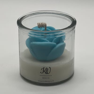 Kaars in glazen pot - 671