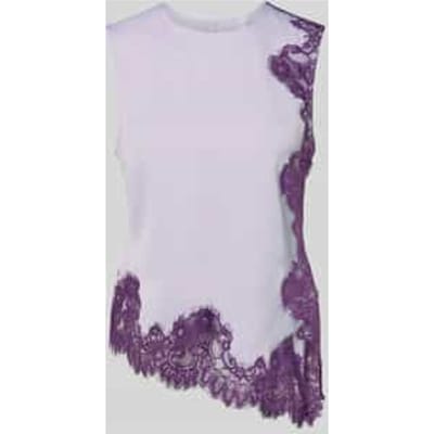 Top met kant model 'PELLA'