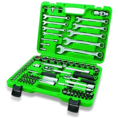 TOPTUL 82-delige Doppenset 1/4" & 1/2" - Professioneel Gereedschap