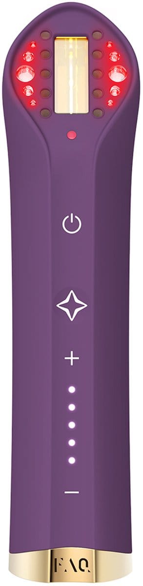 FAQ 501 Rood LED Gezichtslicht - Schoonheidsapparaat voor Thuis & Roodlichtlamp voor Stralende Huid, App-gestuurd LED-licht om de Huidtextuur & Helderheid te Verbeteren