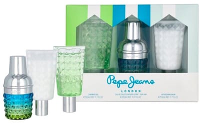 Pepe Jeans | Heren Geschenkset London Cocktail | Eau de Toilette, After shave balm & showergel