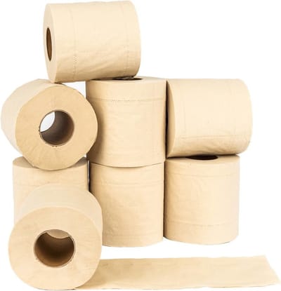 Pandoo - Bamboe Toiletpapier - 3-laags en Absorberend - 96 Rollen - Zacht en Sterk - Geschikt voor Gevoelige Huid - Plasticvrij Verpakt