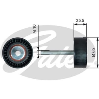 Rondsel/geleiderpoelie, V-riem GATES T36772