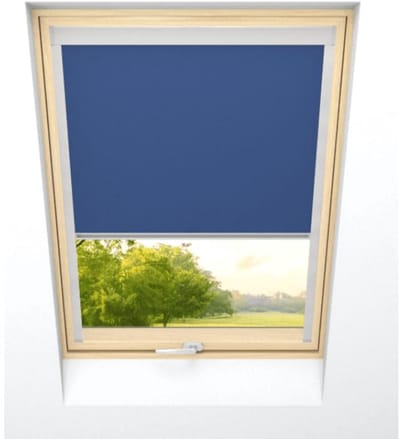 time4blinds - Dakraam Rolgordijn - Breedte 614mm, Hoogte 740mm - Compatibel met Velux, Compatibel met Fakro - Verduisterend Rolgordijn, Thermisch Rolgordijn, Zonwering voor Dakramen - Bosbessen