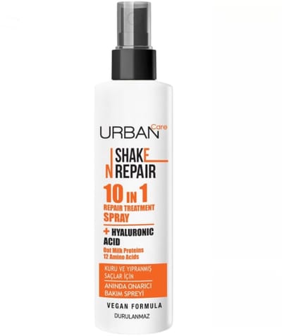 URBAN CARE Shake N Repair 10 in 1 Hyaluronic Acid Repair TreatmentSpray 200ml