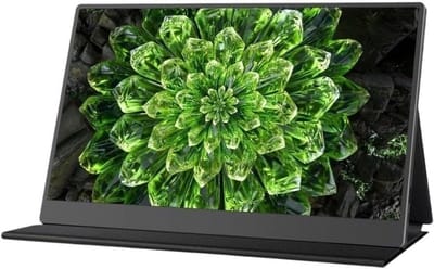 Draagbare Monitor - Extra Scherm - Werk en Entertainment - Aluminium Behuizing - 15.6 Inch - Zwart