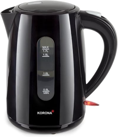 Waterkoker - Kookpot - Snel Water Koken - 360 graden basis - 17 Liter - Zwart