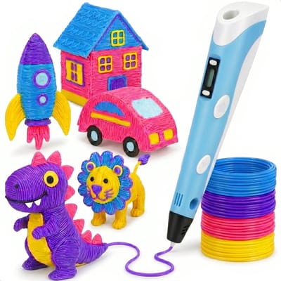 Diydash 3D Pen Starterspakket - incl. navullingen/filament - Set- Tekenen - Roze - Pennen - Voor kinderen en volwassenen - Starterskit - Accessoires