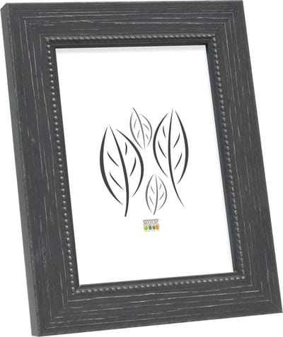 Deknudt Frames fotolijst S46KF2 - zwart - parelbiesje - foto 13x18 cm
