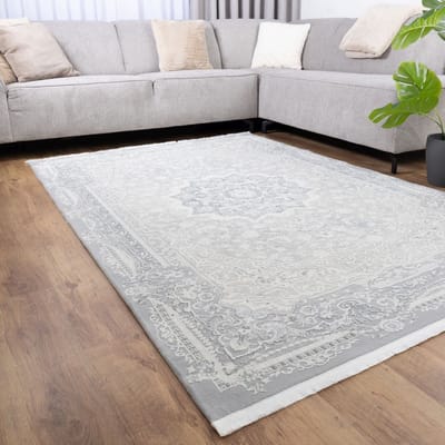 Crème Tapijt Laagpolig Vloerkleed Koho Soft Lux - 200x290cm- Modern - Woonkamer - Salon - Slaapkamer - Eetkamer