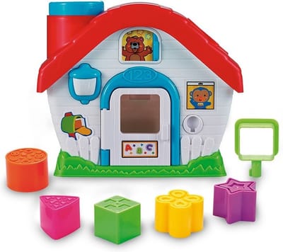 Activity Huis Baby - Tachan - Vormenstoof - Met Sleutel en Verschillende Vormen