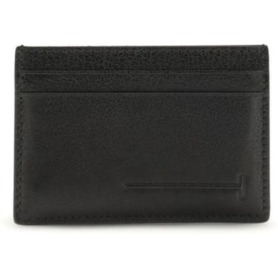 Tom Ford Zwarte Kalfsleren Bos Taurus Portemonnee