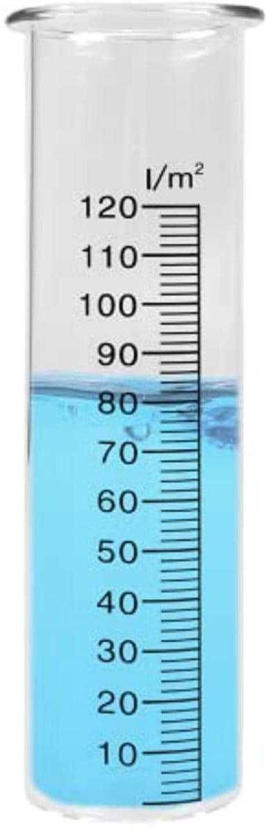 Regenmeter Vervangglas 15 cm – Helder Glas voor Nauwkeurige Neerslagmeting