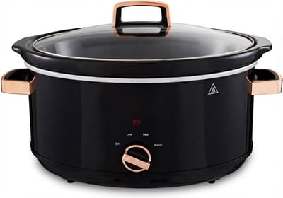 SNJY® Slowcooker met Timer - Slowcooker - Slowcookers - 6,5L - 3 Kookinstellingen - 270 Watt - Zwart