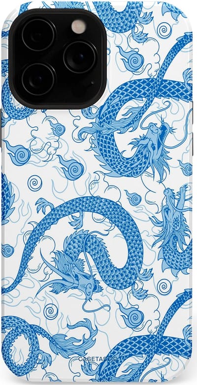 Casetastic Hoesje Geschikt voor Apple iPhone 13 Pro Magsafe - Stijlvolle Beschermende Duo-layer Case - Drakengloed