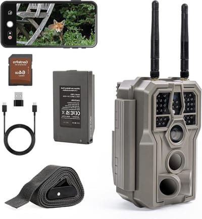 Wildcamera met Nachtzicht - Buitencamera - Waterdicht - Full HD - Beeld registratie