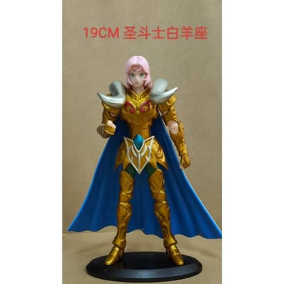 19CM Anime Saint Seiya Figuur Gouden Mythos Kleed EX SaGa Aphrodite Ram Mu Izou Milo Model Speelgoed Collectie Actiefiguur With box