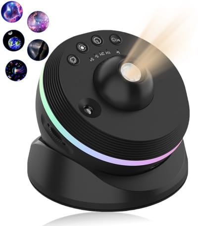 Sterrenhemelprojector, 13-In-1 Planetariumprojector, Stromende Sterrenstelselprojector, Dakraamprojector, Sterrenlichtprojector, Realistische Nachtlamp Met Timer, Dynamische Vallende Sterren - Zwart