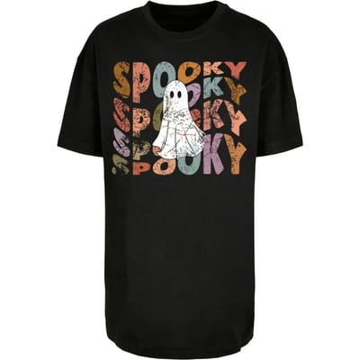 Dames-T-shirt Merchcode Halloween - Spooky Ghost