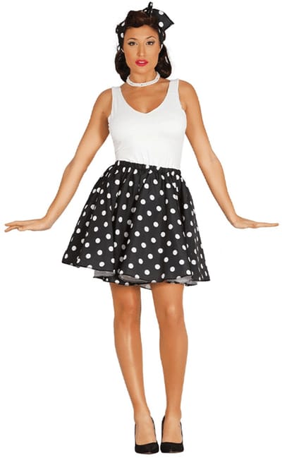Fiestas Guirca - Pin-Up set zwart - L (42-44) - Carnavalskleding - Carnaval - carnavalskleding 2027 - Carnaval kostuum
