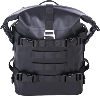 Roltas 8L - Waterdichte Tas - Motor Bagage - Snel te Installeren - 23x12x44 cm - Zwart