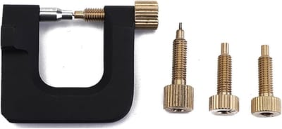Reparatieset Brillen - Schroefverwijderaar - Brillen Onderhoud - Roestvrijstalen Constructie - 4.4 cm - Zwart