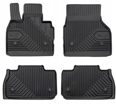 Frogum - No.77 - Automatten 3D - Geschikt voor BMW iX (I20) vanaf 2021 - TPE Rubber - Zwart