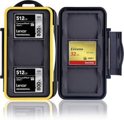 Beschermhoesje voor geheugenkaarten - Opbergdoosje voor SD- en Micro SD-kaarten - Draagkoord en Sim-pin inbegrepen