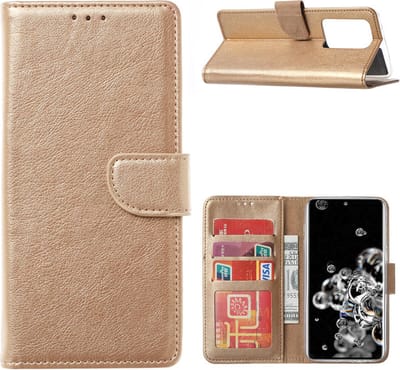 Cityhoesje – geschikt voor Samsung S20 Plus – Bookcase incl. Pasjeshouder