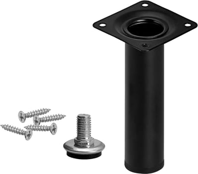 Meubelpoten set - Kastvoeten tafelpoten - Meubels verhogen - In hoogte verstelbaar - 40 cm - Zwart