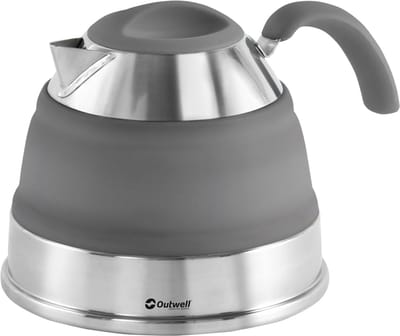 Outwell Collaps Kettle 1.5L Campingketel Opvouwbaar Siliconen Grijs