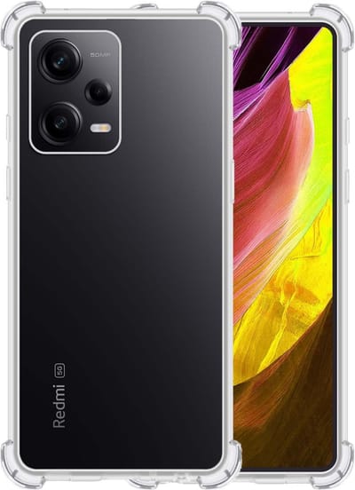 Hoesje - Geschikt voor Xiaomi Redmi Note 12 Pro+ - Sterk & Shockproof - Siliconen Case - Back Cover - Telefoon Hoes Shock Proof - Telefoonhoesjes - Transparant