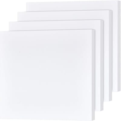 4 x XPS Schuimplaten voor Creatieve Projecten, Modelleren en Warmte-isolatie, 30 x 30 x 2 cm