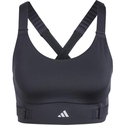 adidas Performance FastImpact Luxe Run High-Support Beha - Dames - Zwart- XS A-B