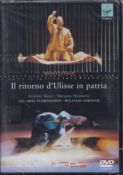 DVD Il Ritorno D'ulisse In Patria - Claudio Monteverdi - Les Arts Florissants o.l.v. William Christie, Soloists of the Académie européenne de musique d'Aix-en-Provence and Les Arts Florissants