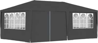 Professioneel Paviljoen - Partytent Tuinfeest - Buiten Evenementen - Waterdicht UV-bestendig - 4 x 6 Meter - Antraciet