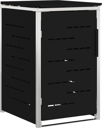 vidaXL - Containerombouw - for - 1 - Bin - 240L - Zwart