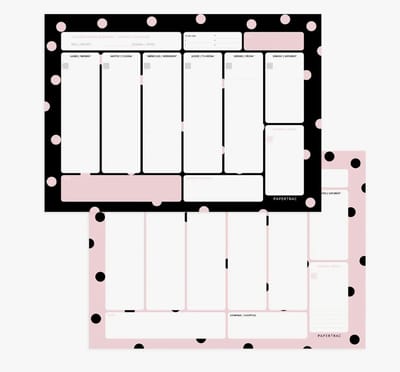 Weekplanner | 56 vellen | zonder datum